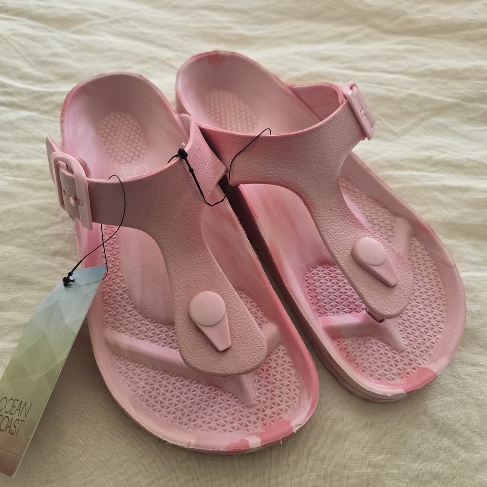 Ocean & Coast pink  EVA Gizeh style flip flops. New with tag